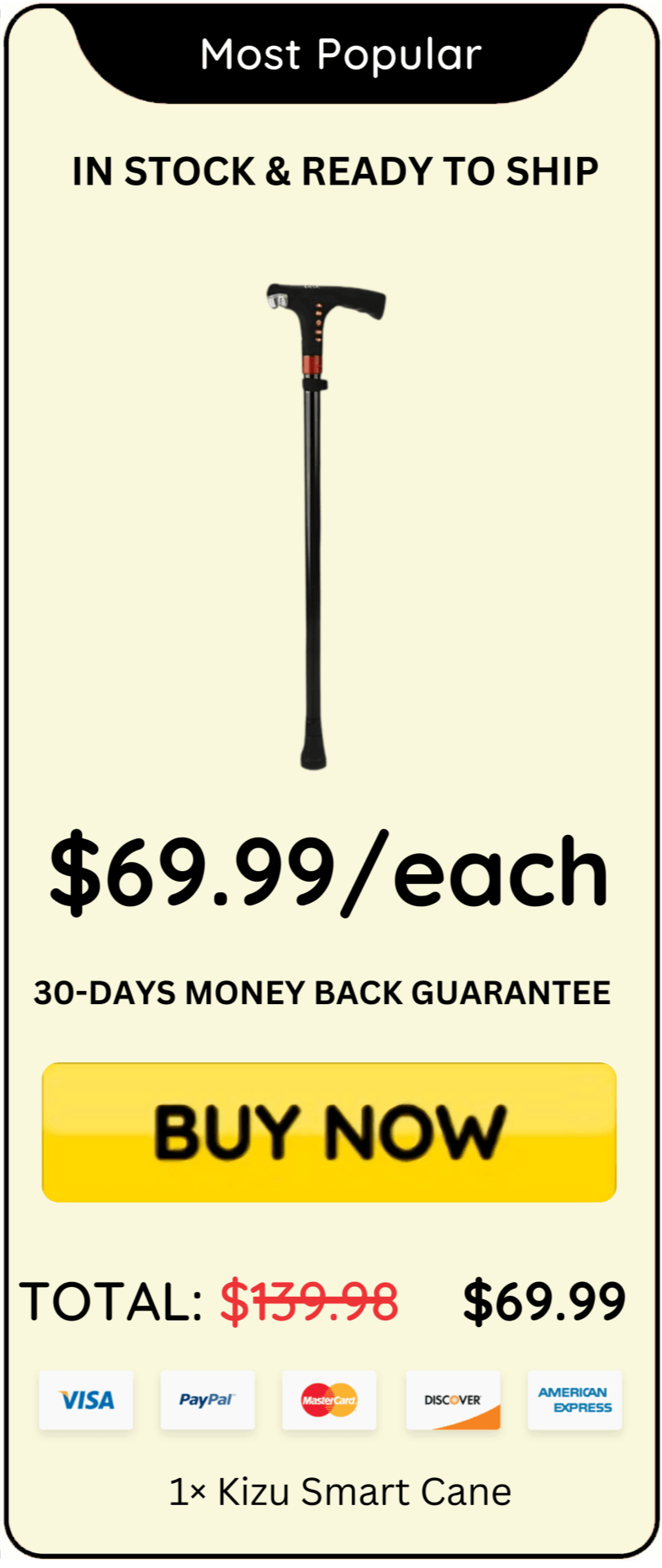 Kizu Smart Cane offer price 