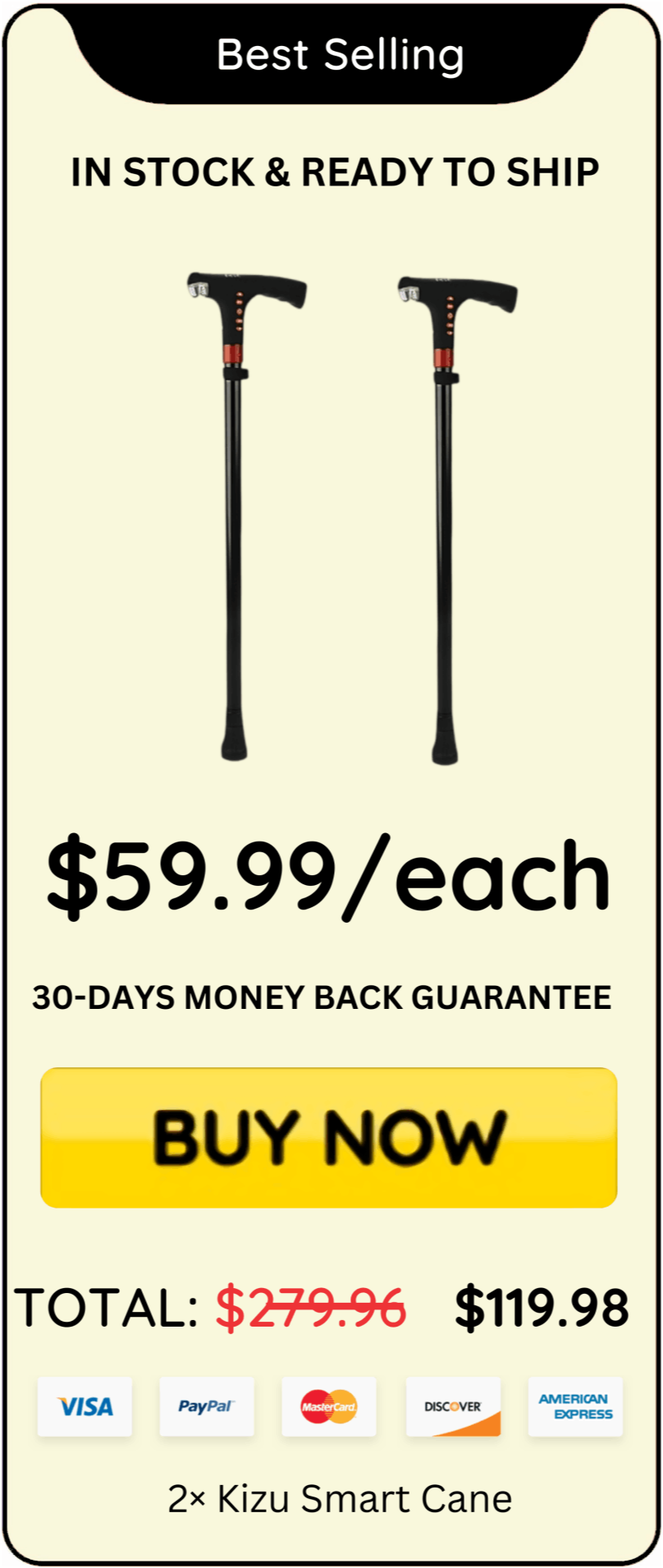 Kizu Smart Cane offer price 